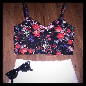 Express Floral Crop Top